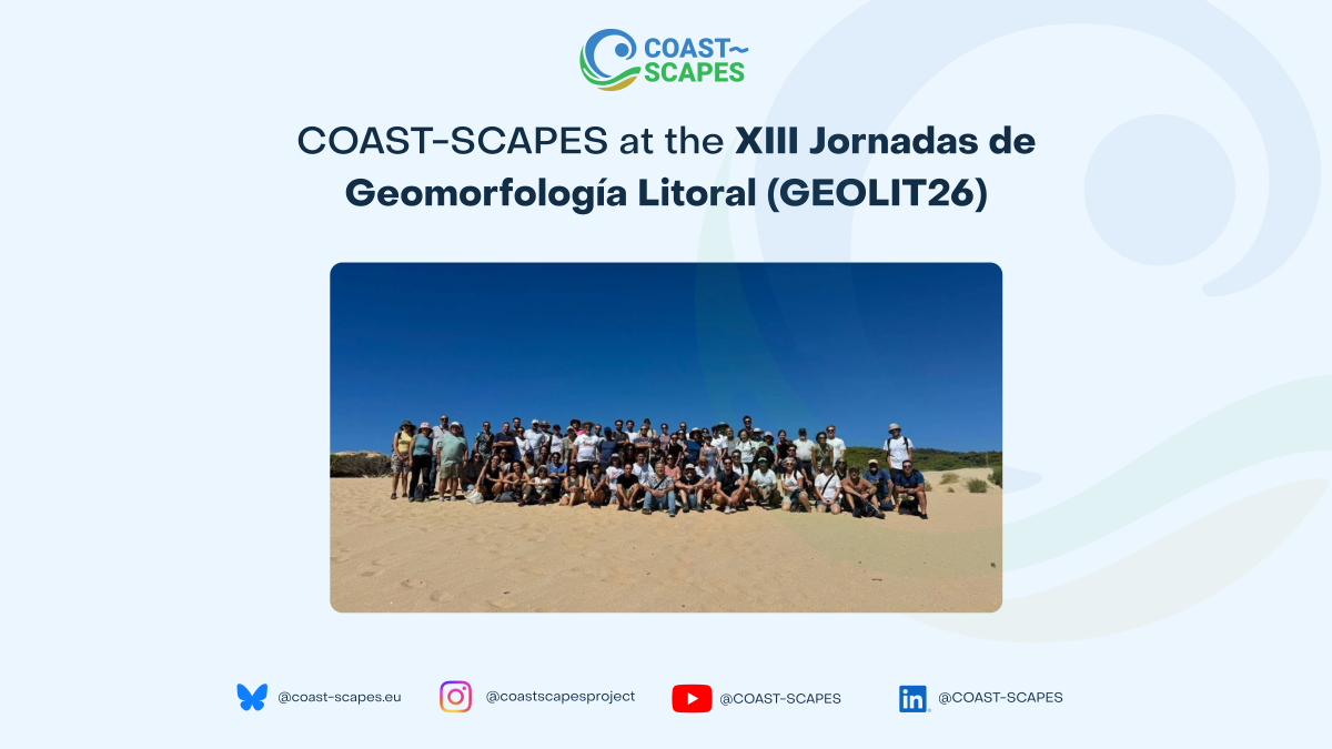 COAST-SCAPES at the XIII Jornadas de Geomorfología Litoral (GEOLIT26)